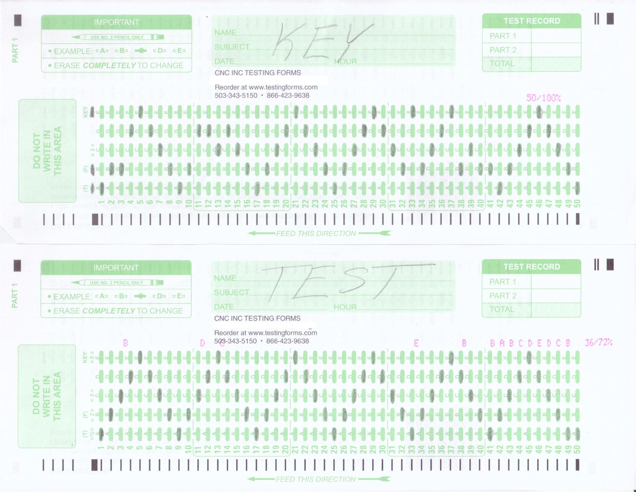 Scantron 882